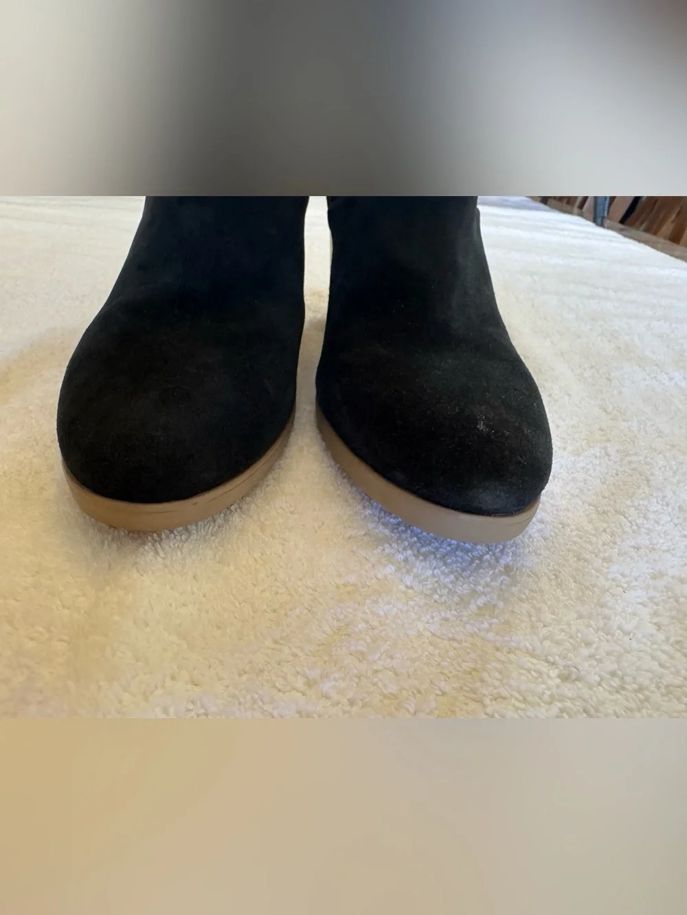 NWOT The Hush Puppies Ingrid Bootie women's ankle boot in black suede. - Picture 4 of 8